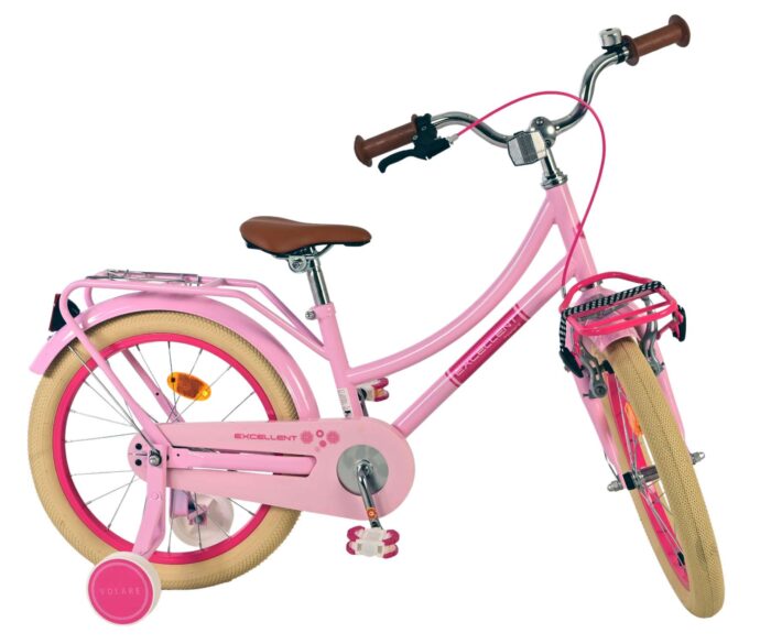 Volare Excellent Kinderfiets - Meisjes -18 inch - Roze - 95% afgemonteerd - Afbeelding 10