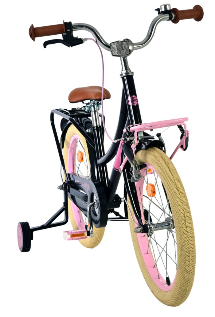 Volare Excellent Kinderfiets - Meisjes - 18 inch - Zwart - 95% afgemonteerd - Afbeelding 5