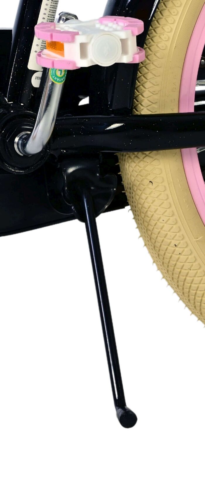 Volare Excellent Kinderfiets - Meisjes - 18 inch - Zwart - 95% afgemonteerd - Afbeelding 9