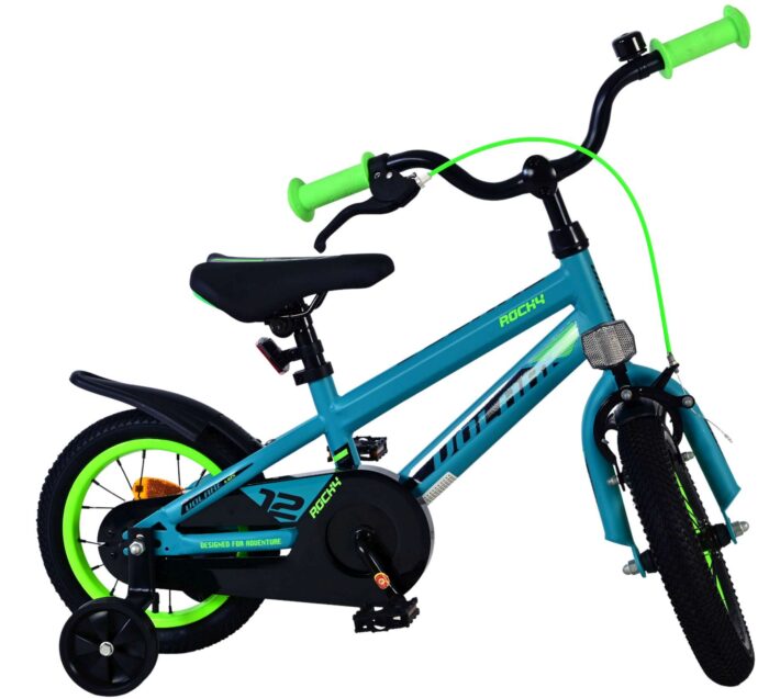 Volare Rocky Kinderfiets - Jongens - 12 inch - Groen - Afbeelding 10