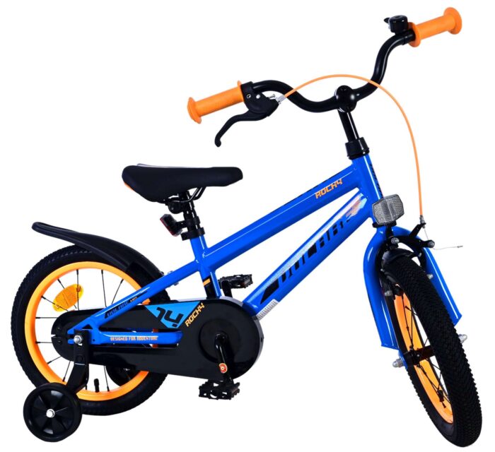 Volare Rocky Kinderfiets - Jongens - 14 inch - Blauw - Afbeelding 10