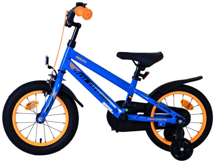 Volare Rocky Kinderfiets - Jongens - 14 inch - Blauw - Afbeelding 7