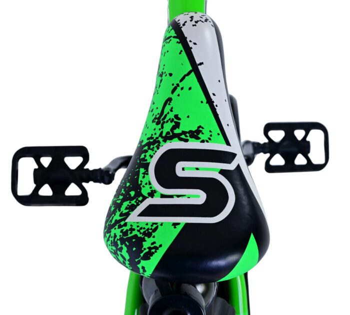 Volare Sportivo Kinderfiets - Jongens - 16 inch - Groen Zwart - Afbeelding 2