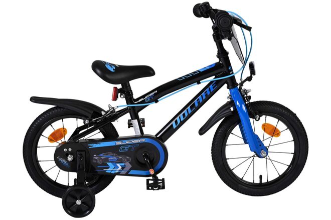 Volare Super GT Kinderfiets - Jongens - 14 inch - Blauw - Twee handremmen