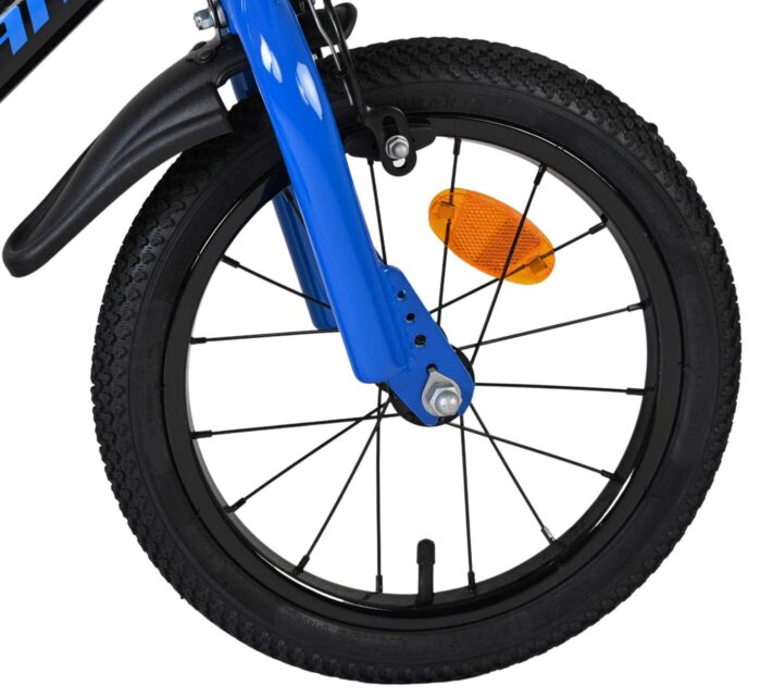 Volare Super GT Kinderfiets - Jongens - 14 inch - Blauw - Twee handremmen - Afbeelding 3