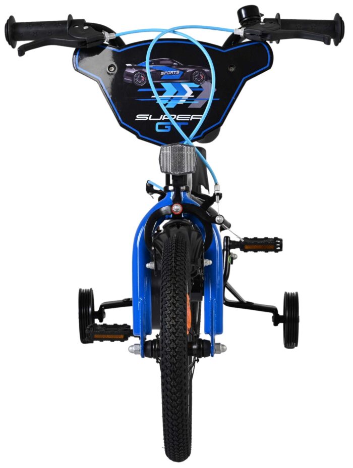 Volare Super GT Kinderfiets - Jongens - 14 inch - Blauw - Twee handremmen - Afbeelding 6