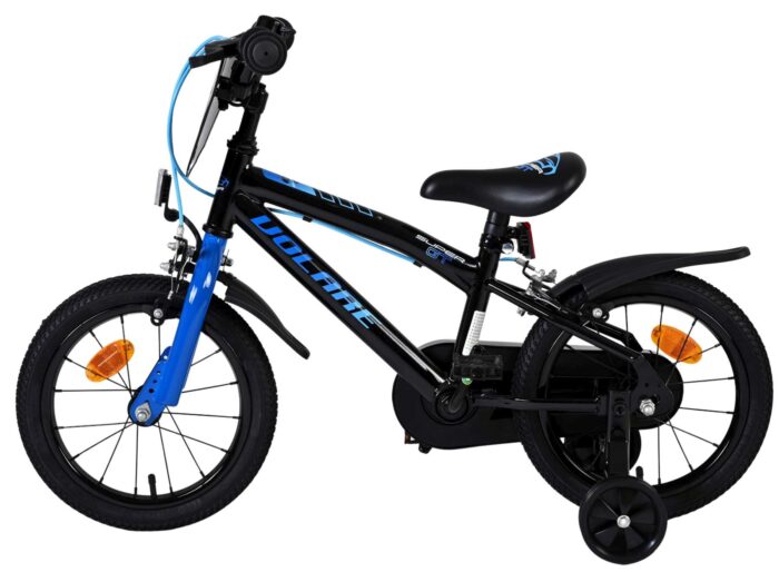Volare Super GT Kinderfiets - Jongens - 14 inch - Blauw - Twee handremmen - Afbeelding 7