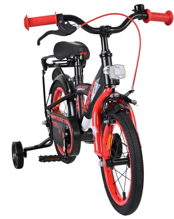 Volare Thombike Kinderfiets - Jongens - 14 inch - Zwart Rood - Afbeelding 5