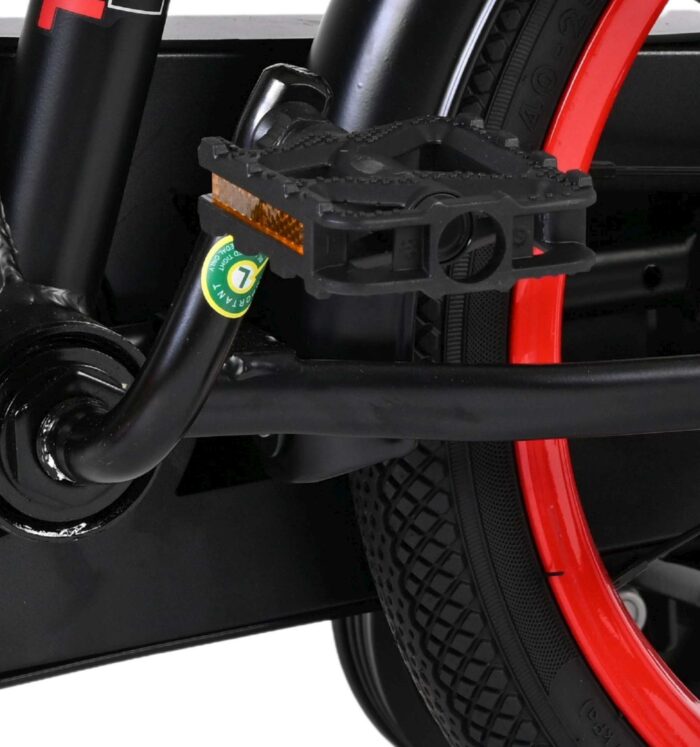 Volare Thombike Kinderfiets - Jongens - 14 inch - Zwart Rood - Afbeelding 9