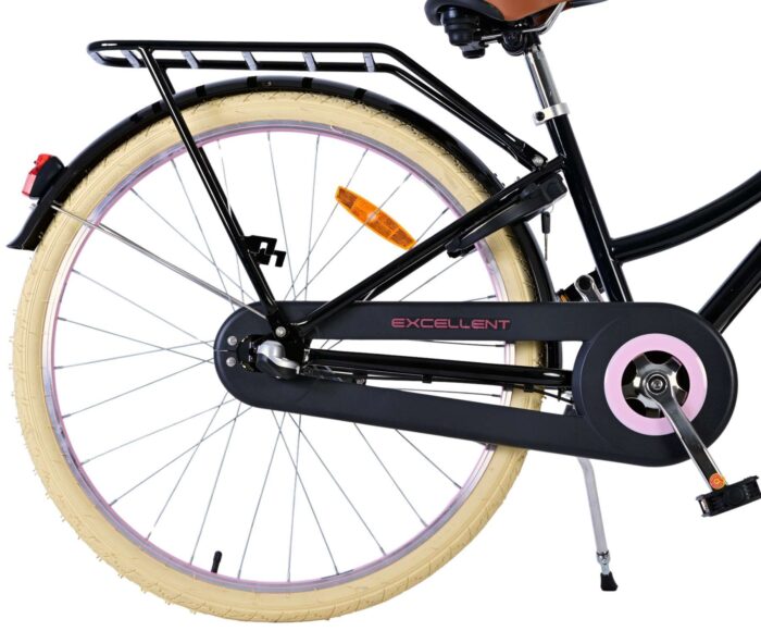 Volare Excellent Kinderfiets - Meisjes - 26 inch - Zwart - 3 versnellingen - Afbeelding 2