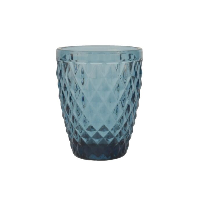 Diamond glas 22cl blauw