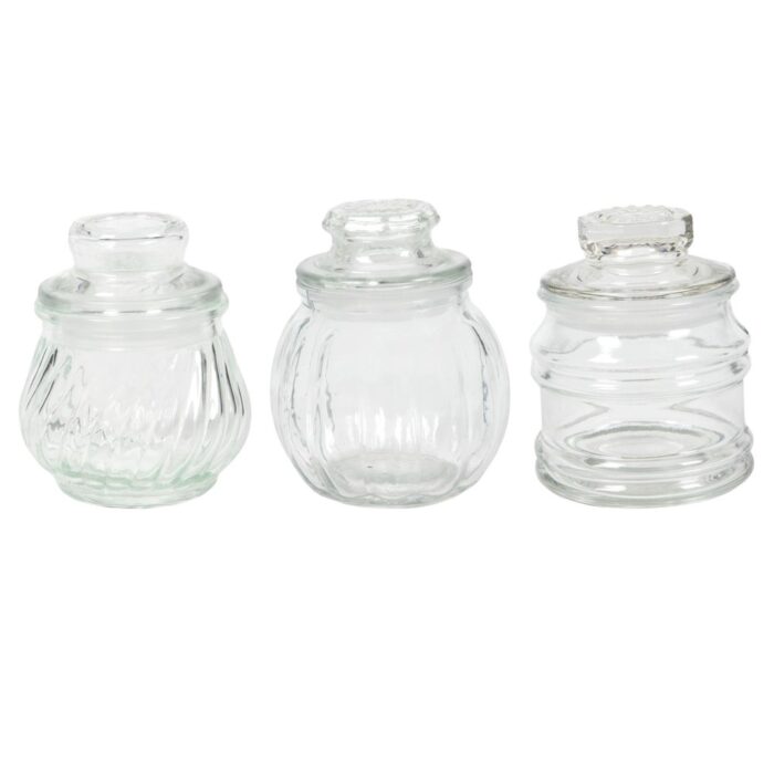 Voorraadpot glas 150ml assorti