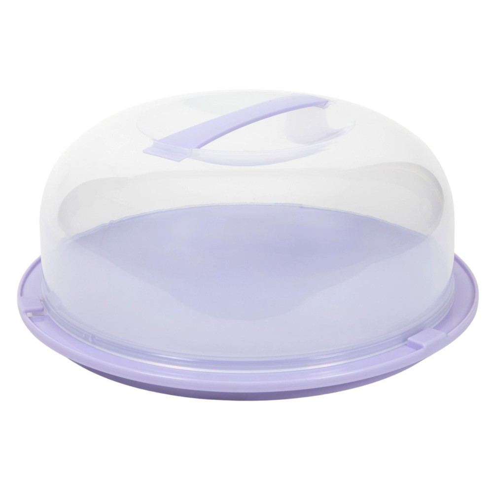 Taartplateau met deksel kunststof 28cm