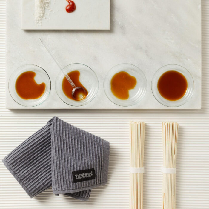 DDDDD vaatdoek Basic grey 30 x 30 cm set 4 - Afbeelding 3