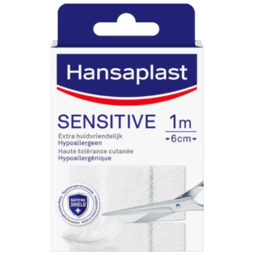 Hansaplast Plaster 10pcs Sensitive 1mx6cm