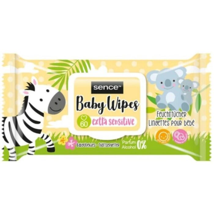 Sence Baby Wipes 60pcs Extra Sensitive