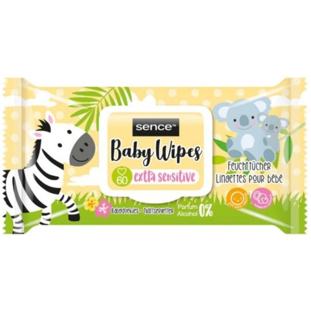 Sence Baby Wipes 60pcs Extra Sensitive