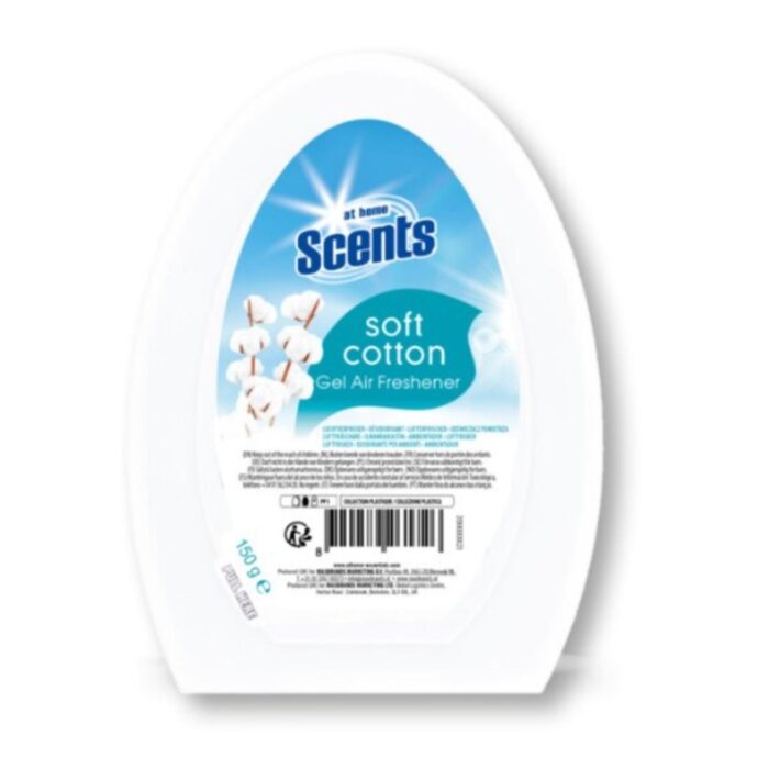 At Home Scents Air Freshener 2x150gr Gel Fresh  Cotton Linen