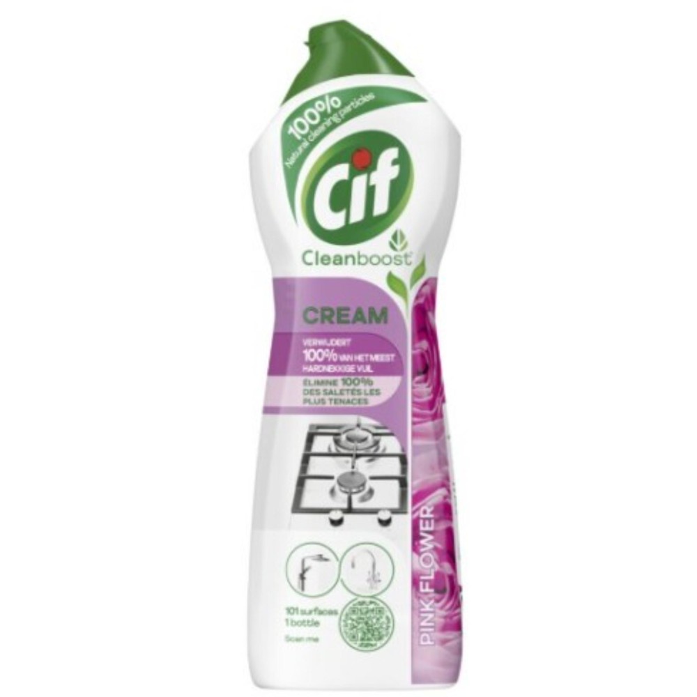 Cif Schuurmiddel 750ml Cream Pink Flower