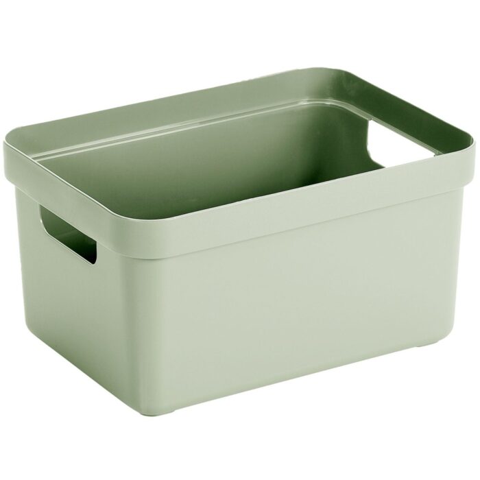 Sigma home opbergbox 13L groen 350x246x183mm