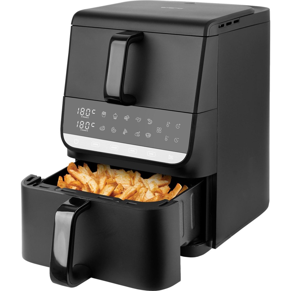 Hetelucht friteuse dubbel emerio af-133542