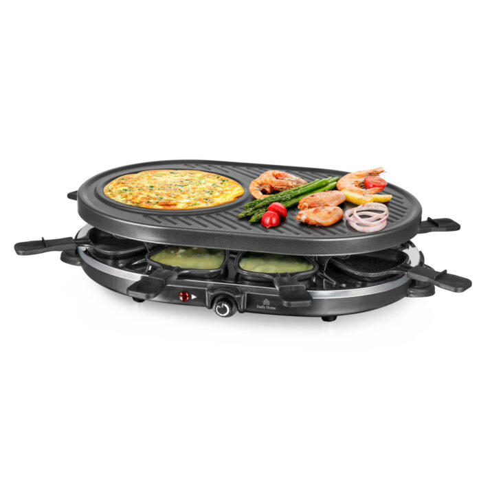 Daily home raclette grill 8 persoons - Afbeelding 5