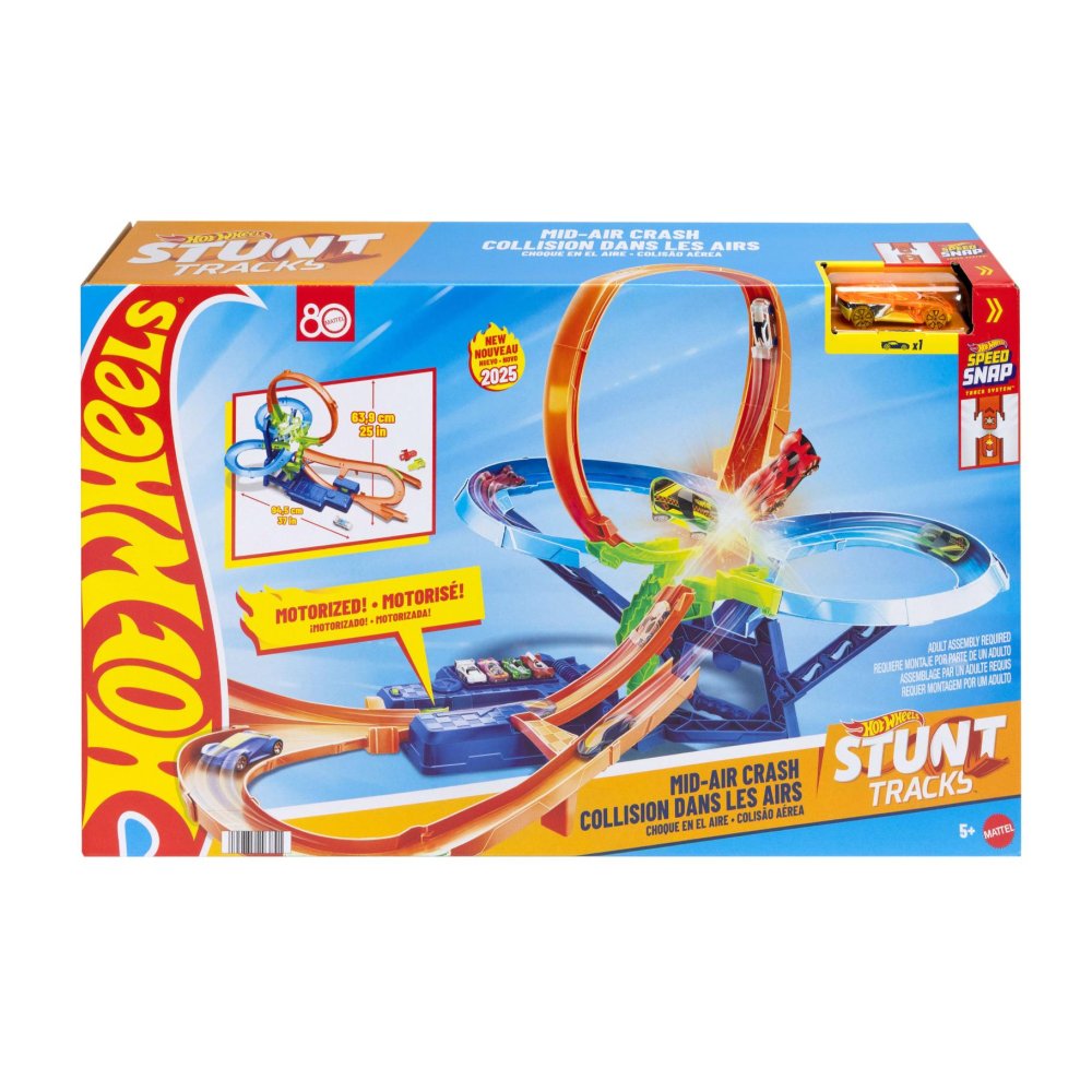 Hot Wheels trackset mid-air-multi crash