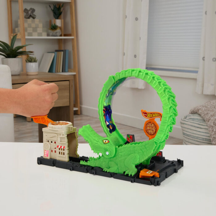 Hot Wheels city gator loop attack speelset - Afbeelding 5