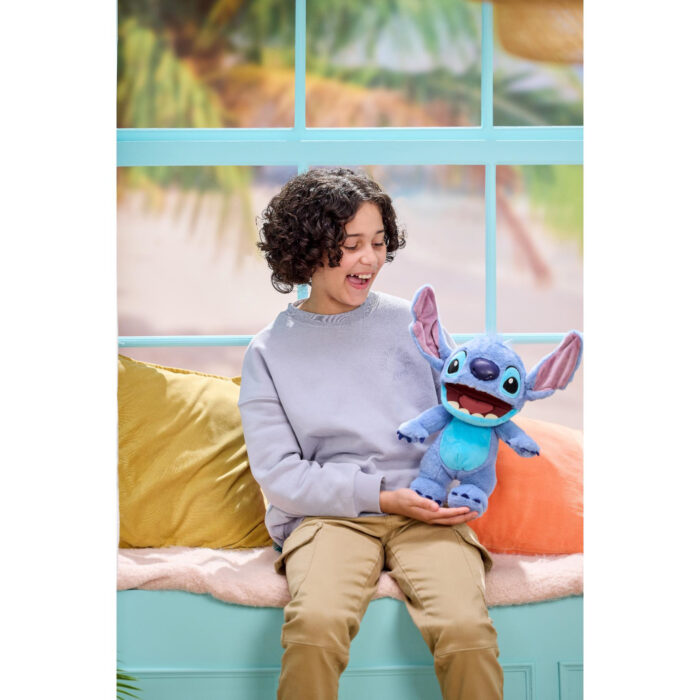 Disney Chatty Stitch Deluxe Puppetronic 32 cm - Afbeelding 4