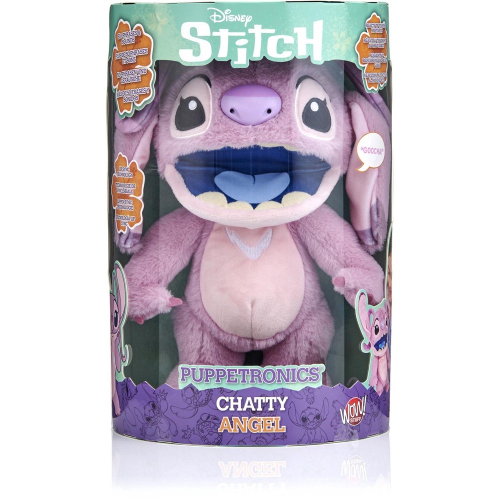 Disney Stitch Chatty Angel Deluxe Puppetronic 32 cm