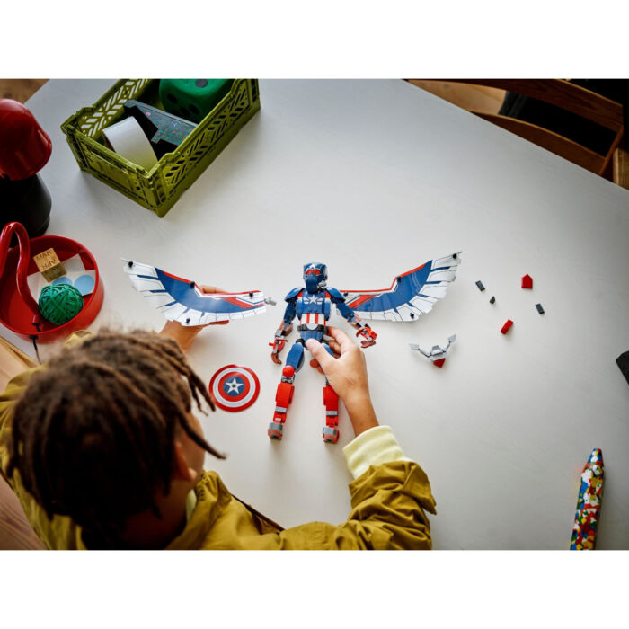 LEGO 76296 Super Heroes Nieuwe Captain America bouwfiguur - Afbeelding 4