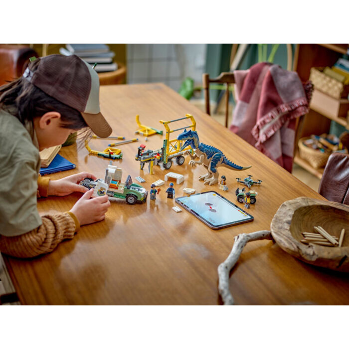 LEGO 76966 Jurassic World Dinosaurusmissies: Allosaurus transporttruck - Afbeelding 4