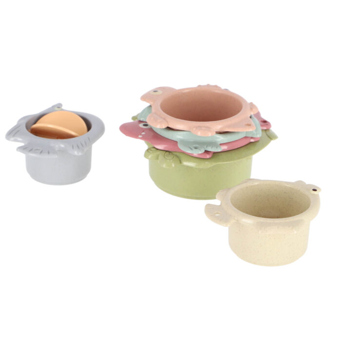 Jipy bioplastic Stapel Vormen Badspeeltjes - Afbeelding 3