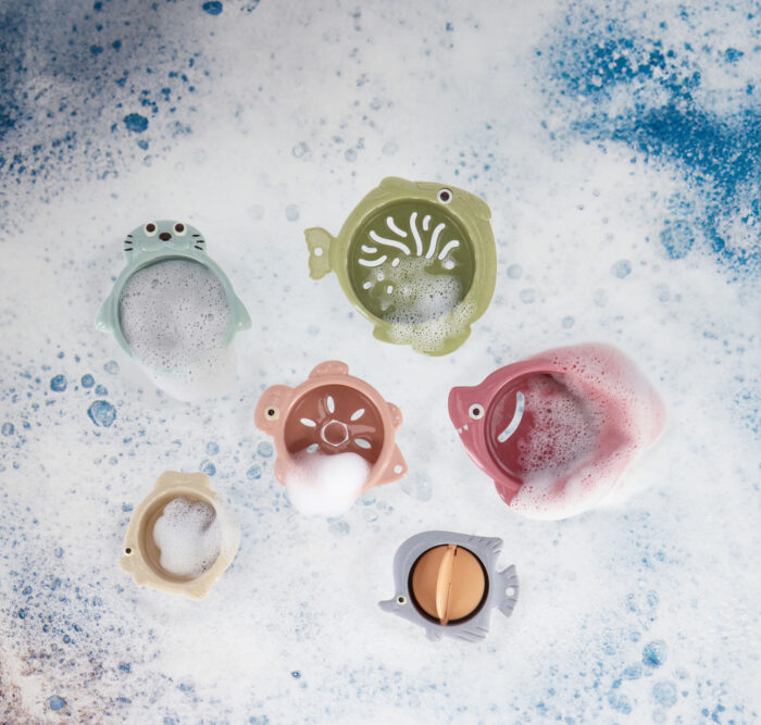 Jipy bioplastic Stapel Vormen Badspeeltjes - Afbeelding 6