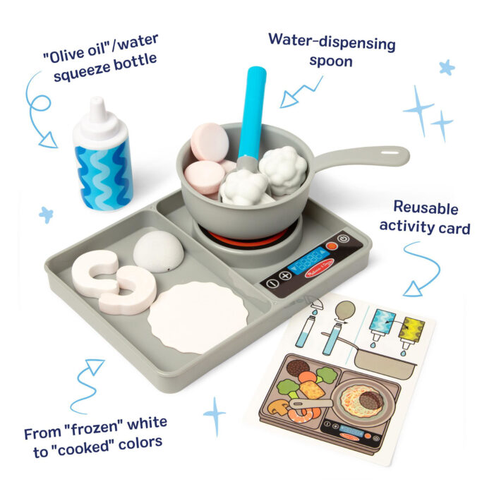 Melissa & Doug Water Wow! Pretend Play Stir & Simmer - Afbeelding 6