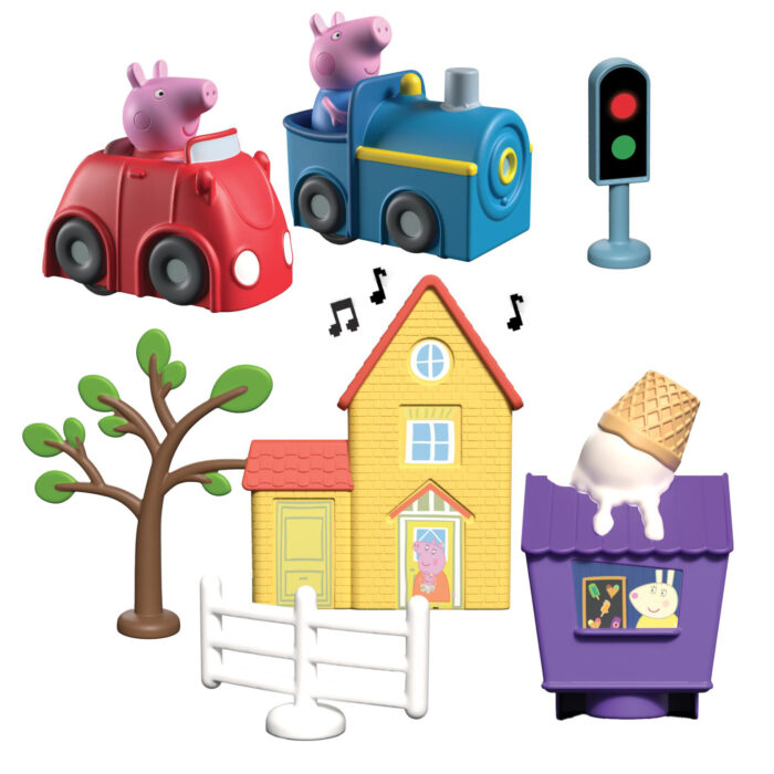 Peppa Whizz Around Peppa's runabout town set - Afbeelding 4