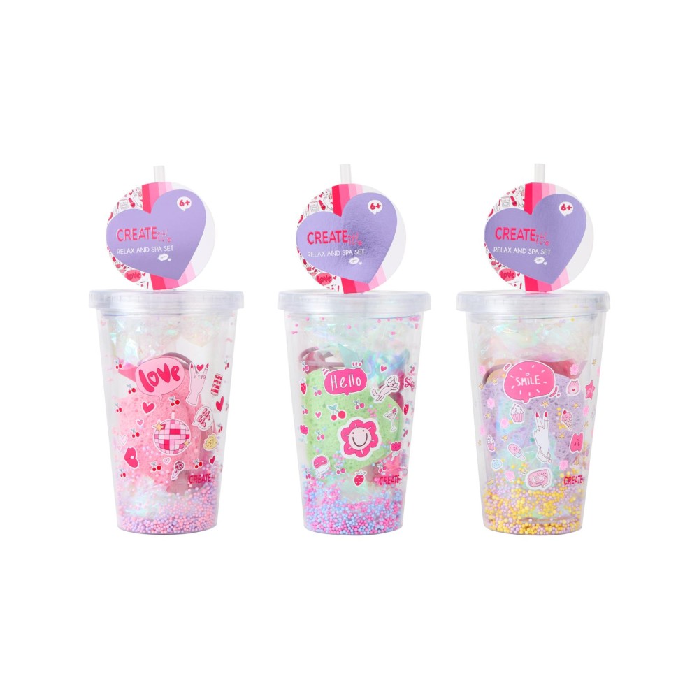 CREATE IT! Drinkbeker zeep en bruisballen