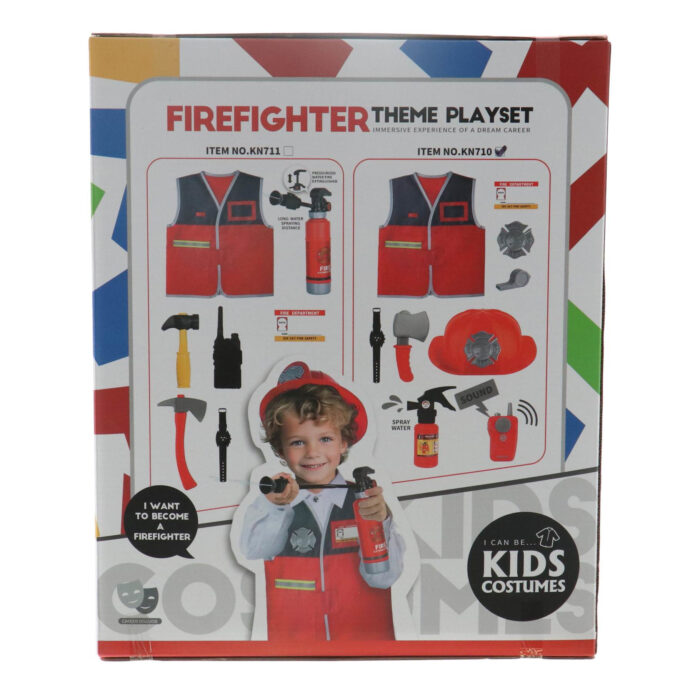 Brandweer verkleedset met accessoires - Afbeelding 2