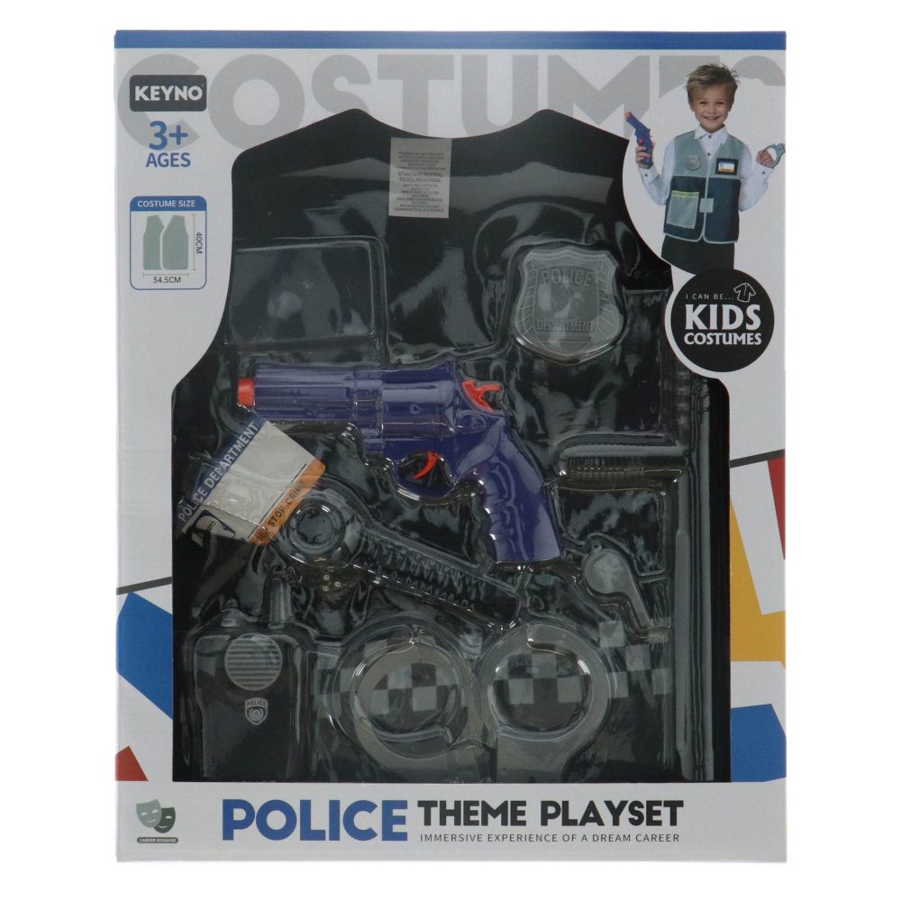 Politie verkleedset met accessoires