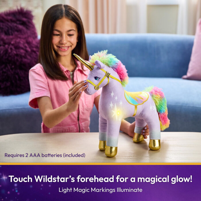 Unicorn Academy Plush (38 Cm) Unicorn Wildstar  (Met Licht & Geluid) - Afbeelding 3