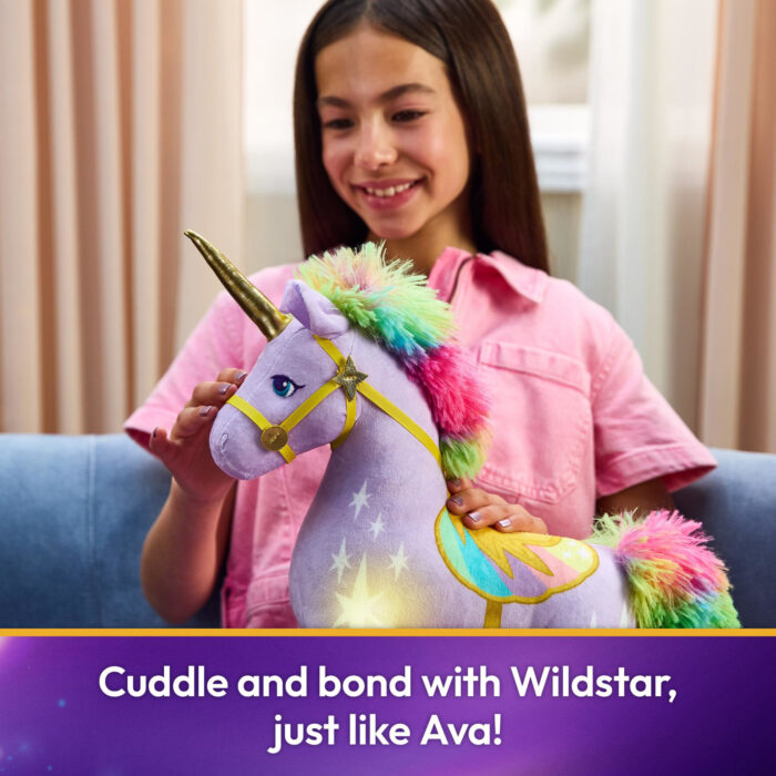 Unicorn Academy Plush (38 Cm) Unicorn Wildstar  (Met Licht & Geluid) - Afbeelding 5