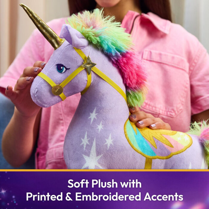 Unicorn Academy Plush (38 Cm) Unicorn Wildstar  (Met Licht & Geluid) - Afbeelding 6
