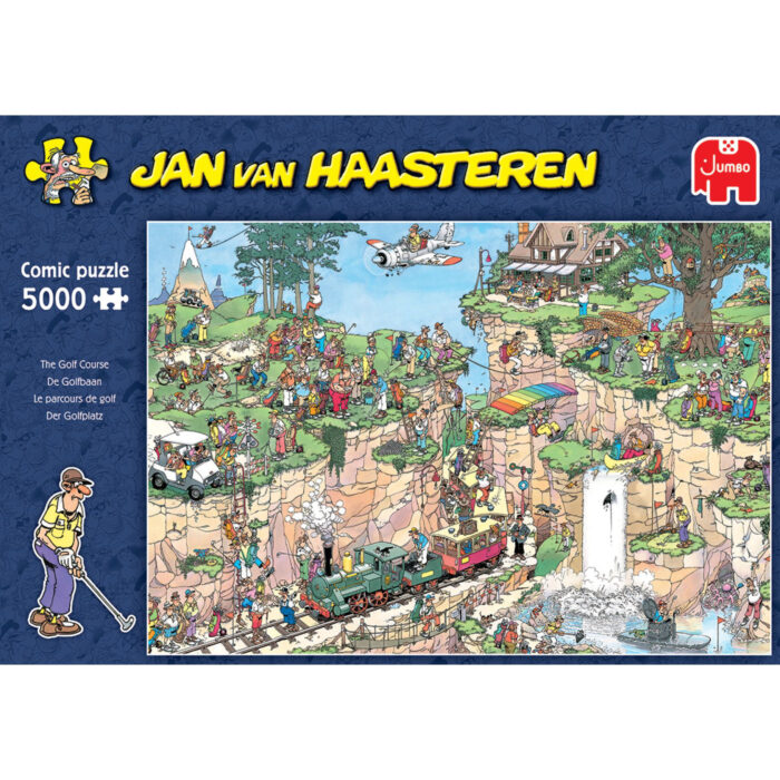 Puzzel Jan Van Haasteren De Golfbaan  (5000) - Afbeelding 3