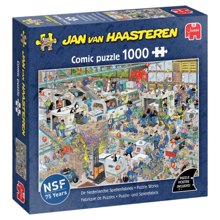 Puzzel Jan Van Haasteren Spellenfabriek (1000)