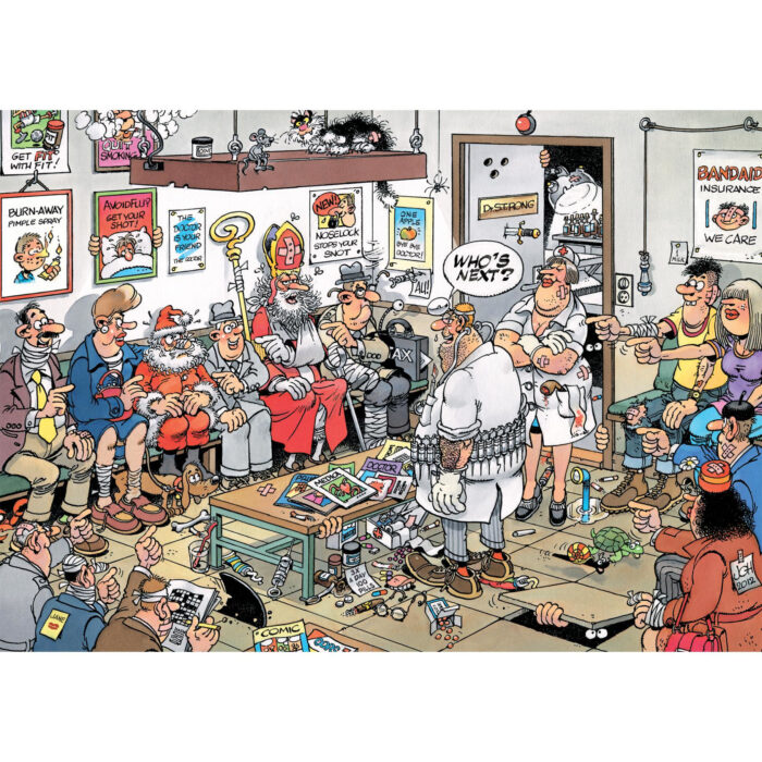 Jan van Haasteren Wie Is De Volgende? 500 stukjes - Afbeelding 2