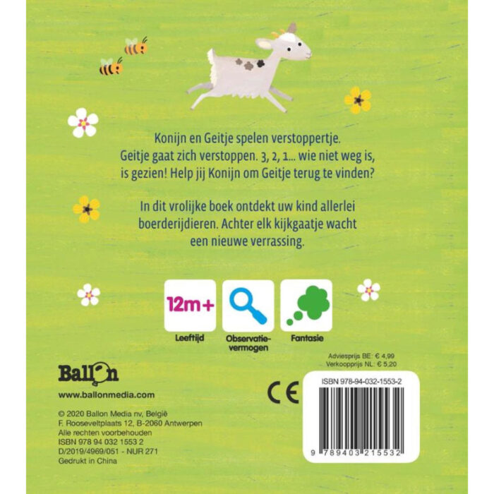 Boek Vind Je Mij Konijntje Met Kijkgaatjes - Afbeelding 2