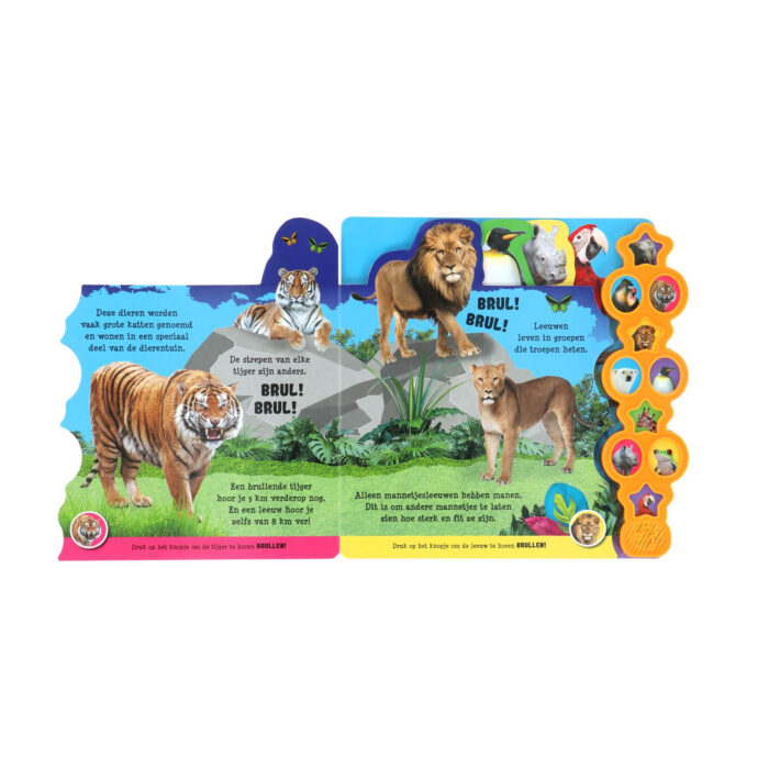 Boek Geluidenboek In De Dierentuin - Afbeelding 3