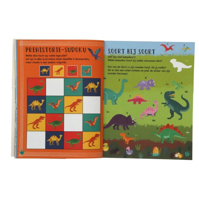 Boek Stickerboek 1000 Stickers Dino's