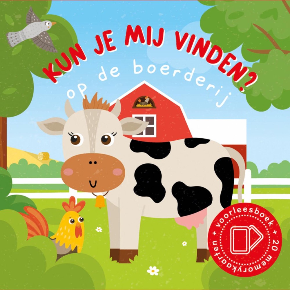 Boek Kun Je Mij Vinden Op De Boerderij  + Memoryspel