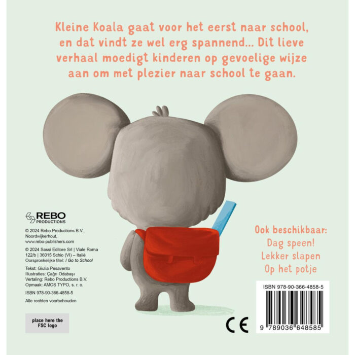 Boek Kartonboek Naar School - Afbeelding 2